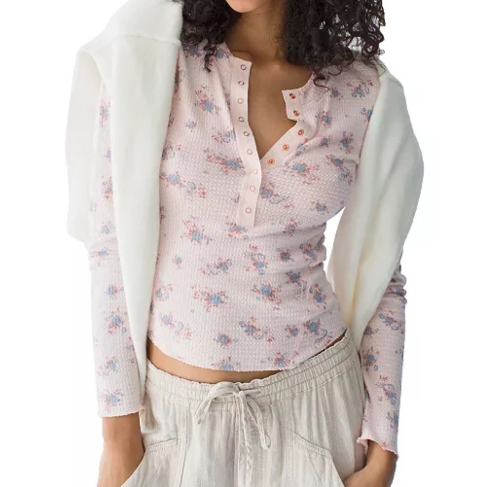 Free People One of the girls Henley